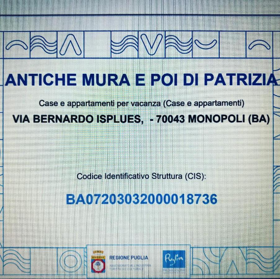 Casa Vacanze Antiche Mura E Poi โมโนโปลี ภายนอก รูปภาพ